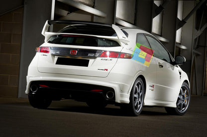 REAR SPOILER HONDA CIVIC VIII 8 HOOD WING LOOK TUNING MUGEN