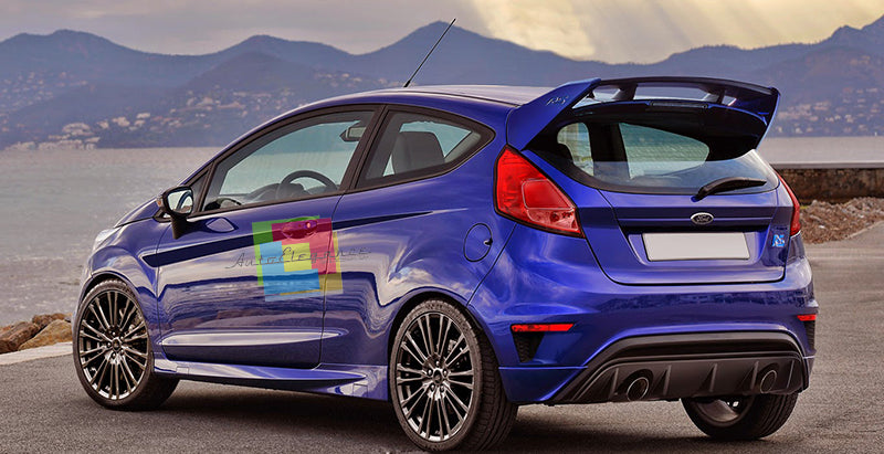 FORD FIESTA MK7 2008-2013 SPOILER POSTERIORE SUL TETTO DESIGN RS ALETTONE