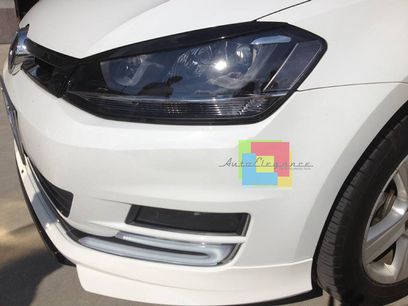 SPOILER ANTERIORE SOTTO PARAURTI SPORTIVO ABT VW GOLF 7 2012 IN POI .-