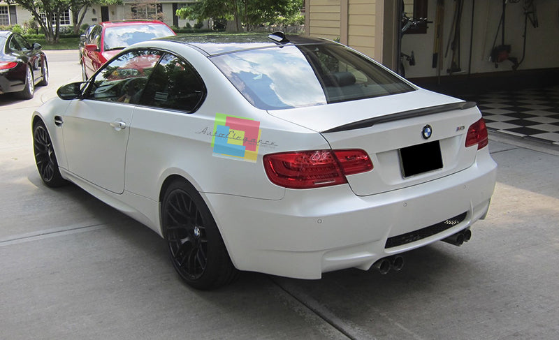 BMW SERIE 3 E92 E93 06-12 - 4x TERMINALI DI SCARICO ACCIAIO INOX DOPPIO USCITA AUTOELEGANCERICAMBI