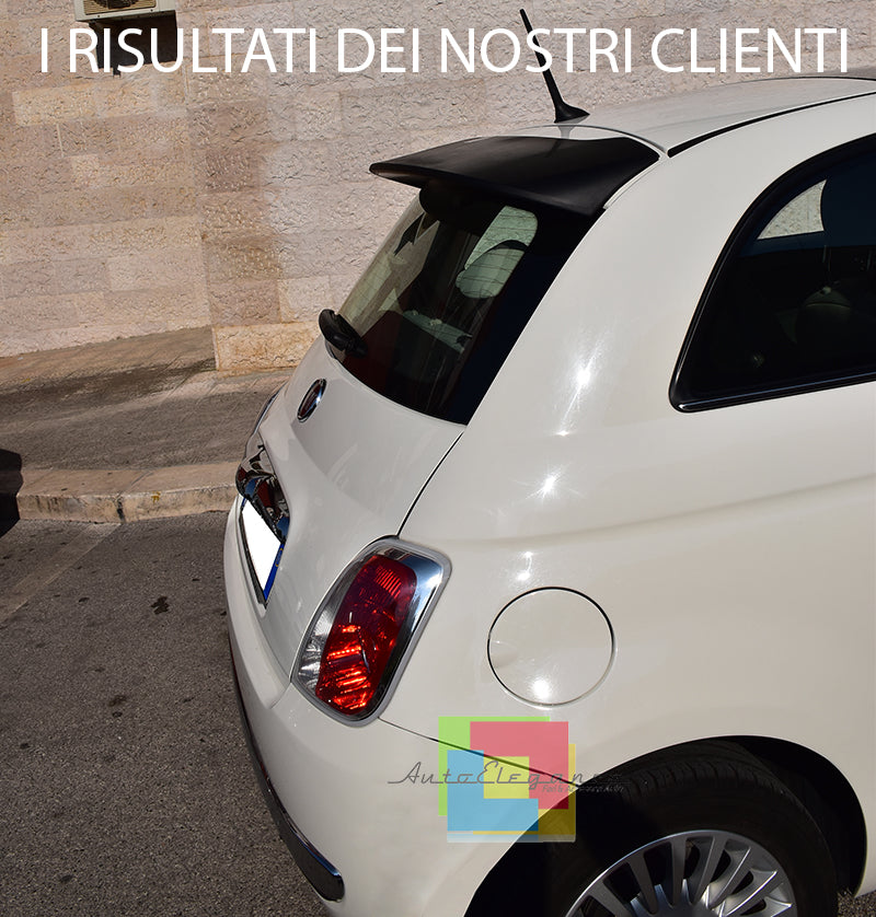REAR ROOF SPOILER FIAT 500 2007+ SPORTY LOOK