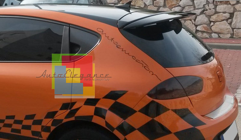 SPOILER POSTERIORE SEAT LEON 1P MK2 2009-2012 RESTYLING SUL TETTO LOOK SPORTIVO