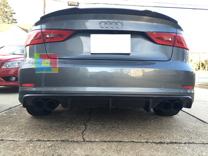 SPOILER POSTERIORE SUL COFANO AUDI A3 8V BERLINA 2012+ LOOK S3 S-LINE