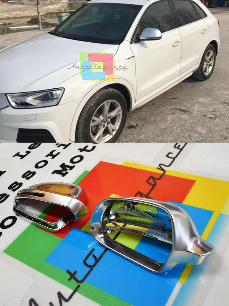 AUDI Q3 2012-2015 COPERTURE SATINATE SPECCHI CALOTTE PER FRECCIA A LED SLINE AUTOELEGANCERICAMBI