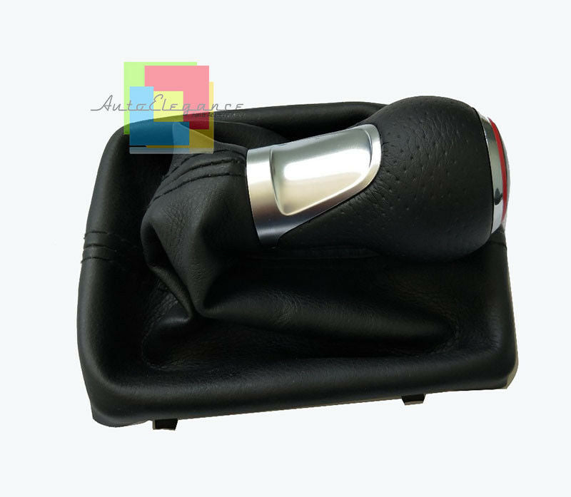POMELLO CAMBIO MANUALE AUDI A5 S5 2007-2012 5 MARCE IN CUOIO SLINE LOOK