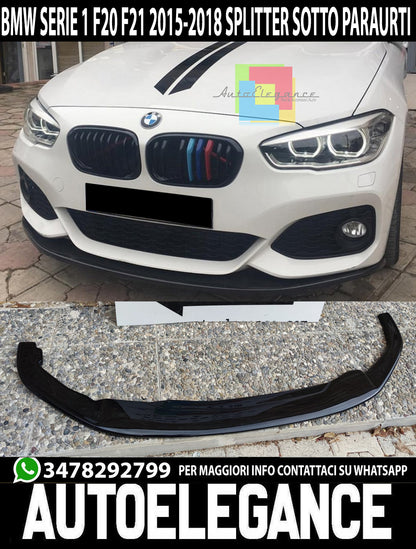 BMW 1 SERIES F20 F21 2015-2018 FRONT BUMPER SPOILER LIP SPLITTER ABS