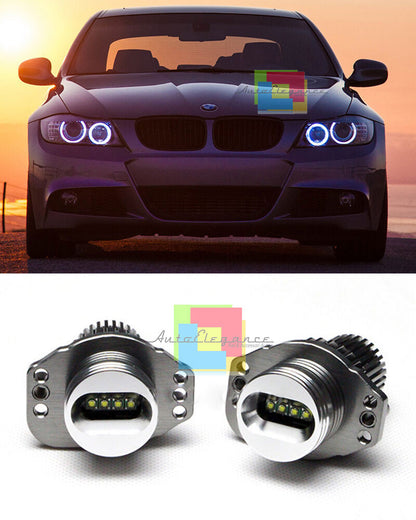 KIT ANGEL EYES LED 20W LED - BMW SERIE 3 E90 E91 08-11 LCI - NO ERRORE CAMBUS