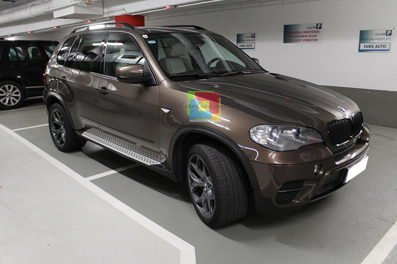PEDANE LATERALI BMW X5 E70 2007 AL 2013 SOTTOPORTA IN ALLUMINIO / ABS