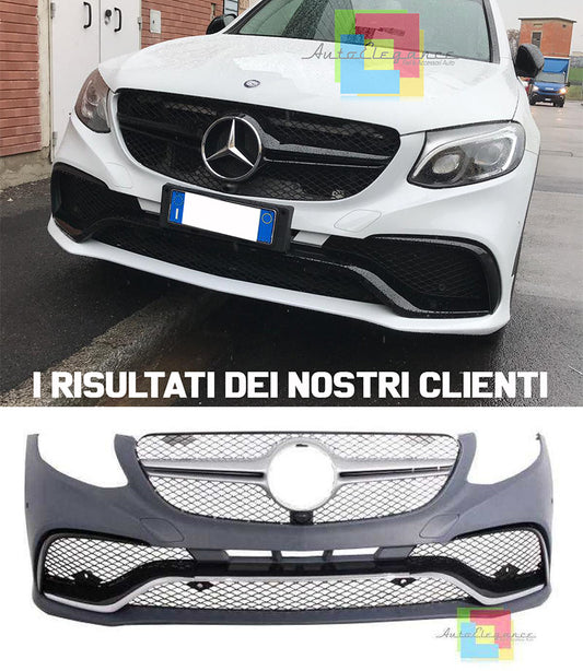 MERCEDES GLC X253 C253 SUV COUPE 2015- FRONT BUMPER AMG LOOK IN ABS