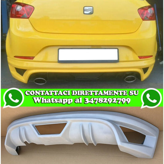 SEAT IBIZA 6J 2008-2012 5 PORTE DIFFUSORE POSTERIORE SOTTO PARAURTI