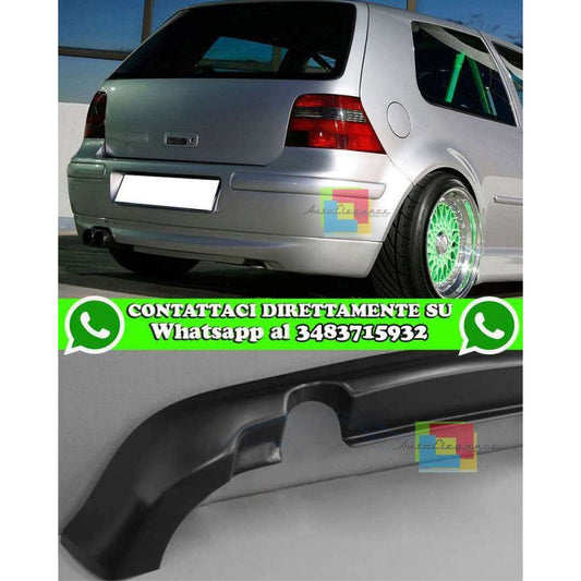 VW GOLF 4 1997-2004 DIFFUSORE POSTERIORE SOTTO PARAURTI LOOK 25th ANNIVERSARIO ABS