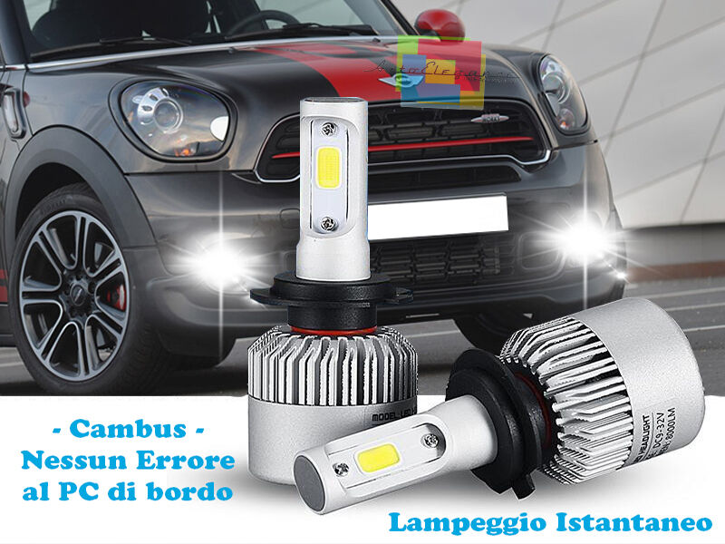LAMPADE FENDINEBBIA A LED CREE MINI PACEMAN R61 2012+ CAMBUS BIANCO GHIACCIO