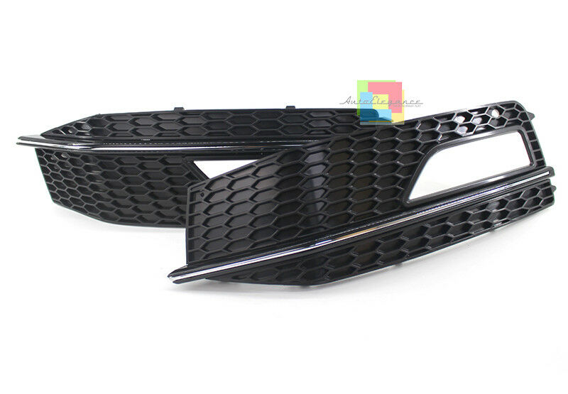 GRIGLIE FENDINEBBIA AUDI A4 B8 2012-2015 LIFT PER PARAURTI SLINE LOOK S4 RS4 .-.
