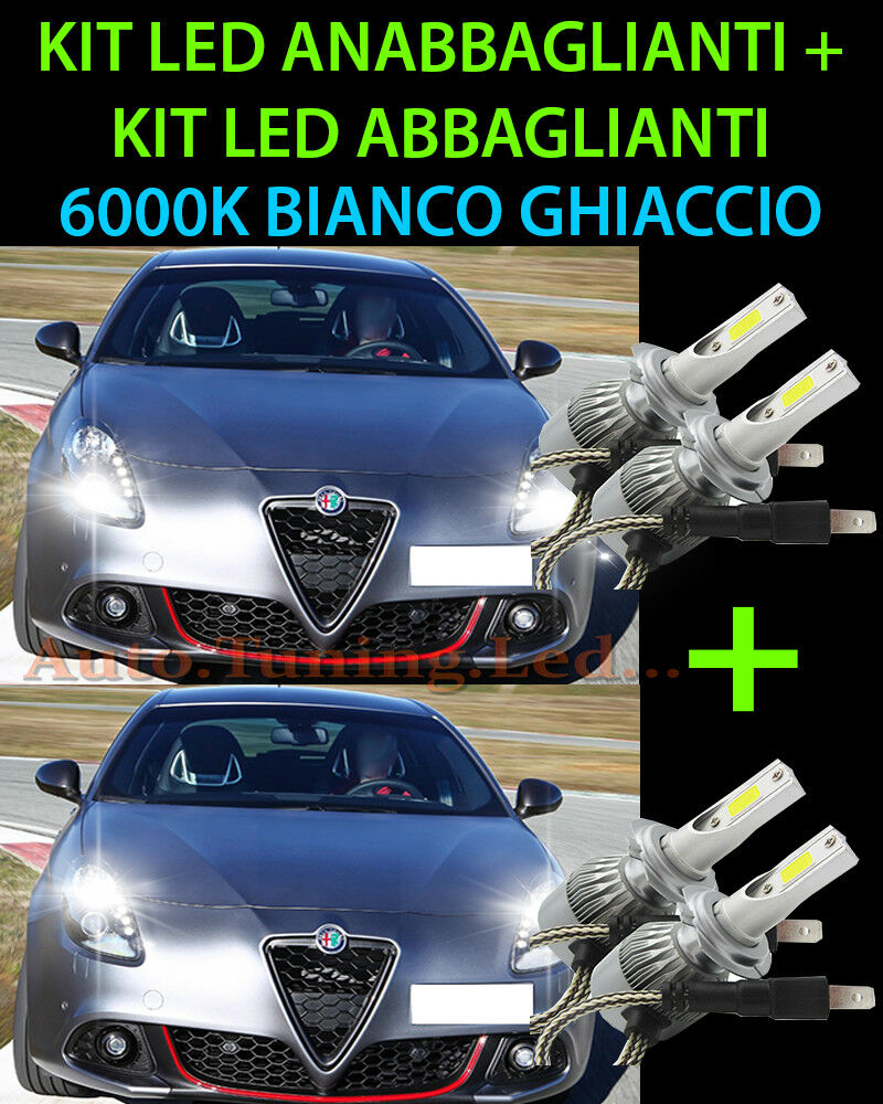 KIT LED LAMPADE ABBAGLIANTI & ANABBAGLIANTI PER ALFA ROMEO GIULIETTA -.