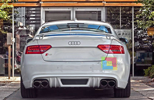 DIFFUSORE POSTERIORE SOTTO PARAURTI S5 - AUDI A5 COUPE 07-11 PER PARAURTI SLINE