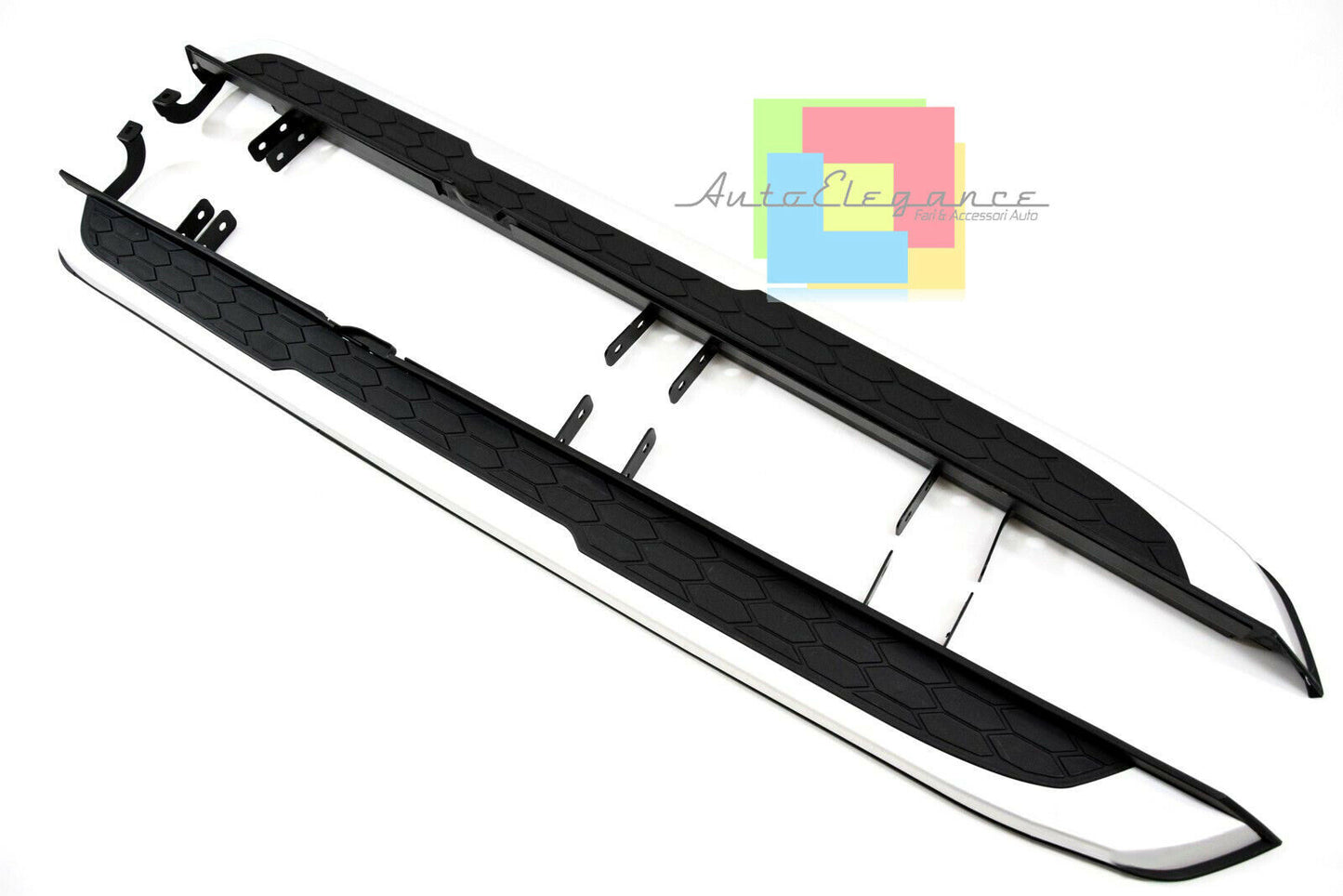 PEDANE LATERALI PER HONDA CRV CR-V 2017+ SOTTO PORTA ANTISCIVOLO LOOK SPORTIVO