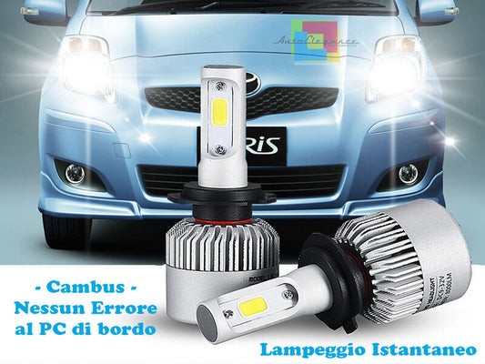 LAMPADE ABBAGLIANTI ANABBAGLIANTI LED TOYOTA YARIS 06-11 LAMPEGGIO ISTANTANEO