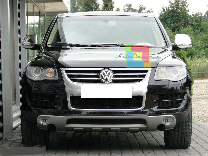 SPOILER SOTTO PARAURTI VW TOUAREG 7L 2006-2010 RESTYLING PROTEZIONE ANTERIORE
