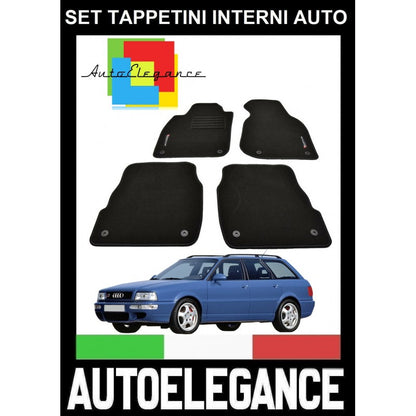 AUDI 80 B4 AVANT 1991-1996 SET TAPPETINI IN MOQUETTE DI ALTA QUALITA' SPECIFICO AUTOELEGANCERICAMBI
