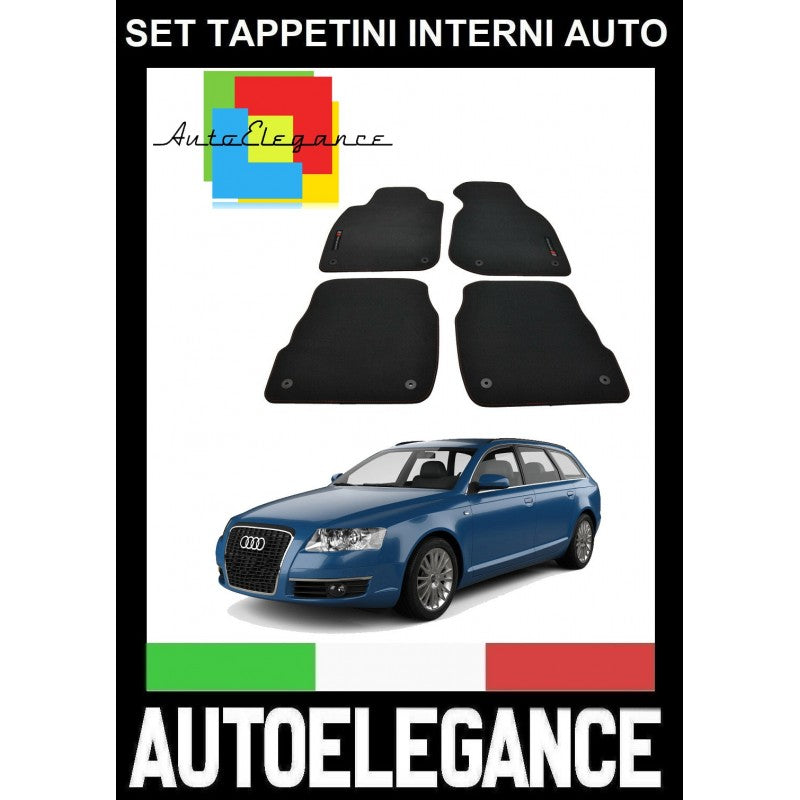 AUDI A6 4B C5 AVANT 1997-2005 SET TAPPETINI IN VELLUTO DI ALTA QUALITA' SPECIFICO AUTOELEGANCERICAMBI