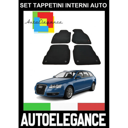 AUDI A6 4B C5 AVANT 1997-2005 SET TAPPETINI IN VELLUTO DI ALTA QUALITA' SPECIFICO AUTOELEGANCERICAMBI