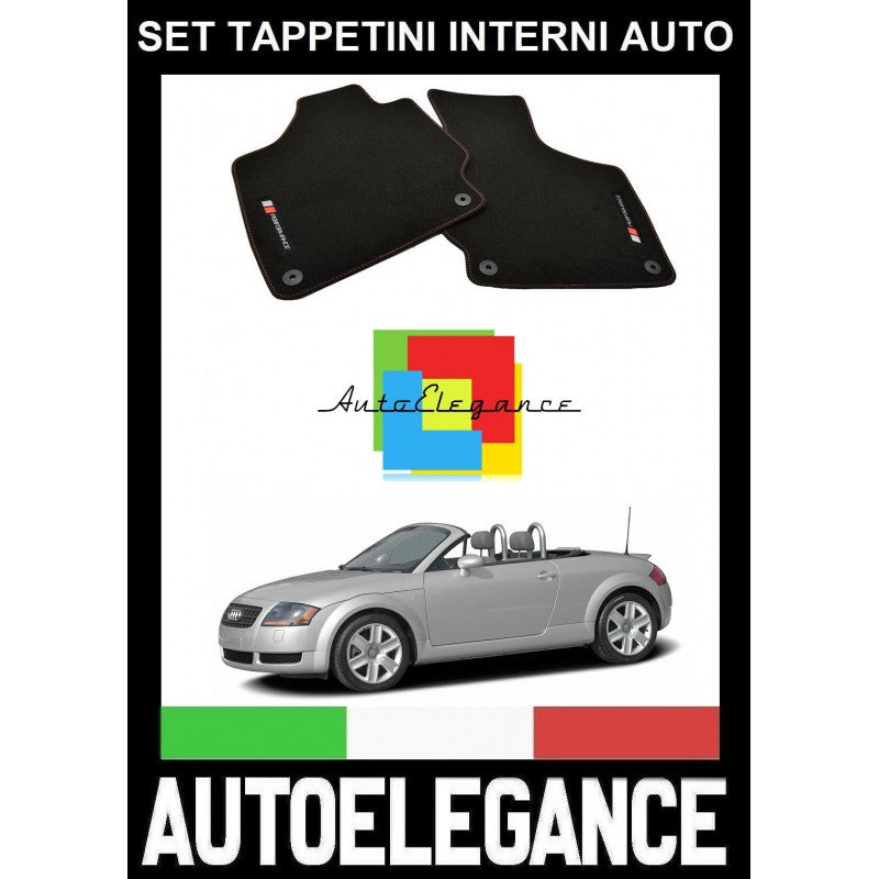 AUDI TT 8N ROADSTER 1999-2006 SET TAPPETINI IN VELLUTO DI ALTA QUALITA' SPECIFICO AUTOELEGANCERICAMBI