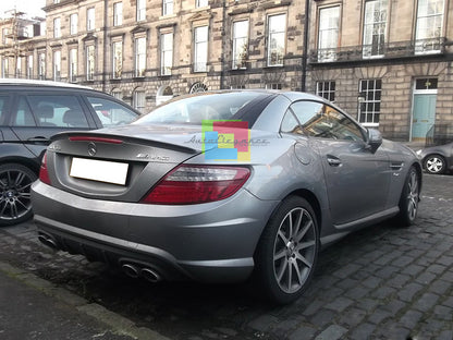 MERCEDES BENZ SLK R172 SPORTS EXHAUST PIPES LOOK 55 AMG