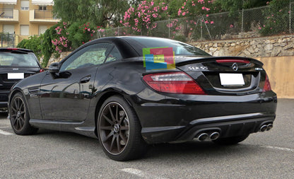 MERCEDES BENZ SLK R172 SPORTS EXHAUST PIPES LOOK 55 AMG