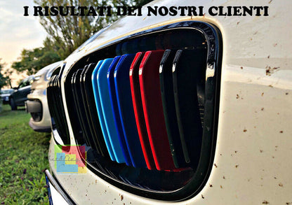 BMW SERIE 1 F20 2011-2014 GRIGLIA ANTERIORE DOPPIA FASCIA 3 COLORI M AUTOELEGANCERICAMBI