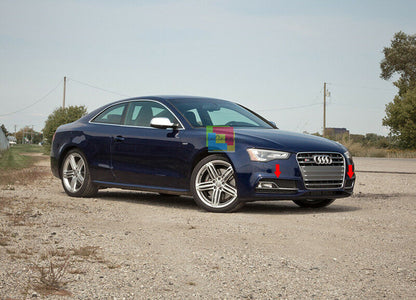 PER PARAURTI SLINE AUDI A5 2012-2015 LIFT GRIGLIE FENDINEBBIA LOOK S5 RS5 .-.