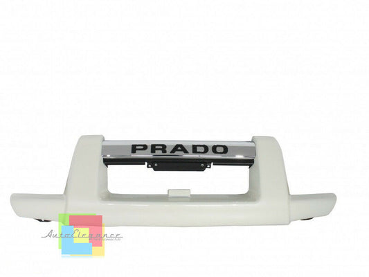 FRONT BUMPER PROTECTOR TOYOTA LAND CRUISER FJ120 03-08 PRADO LOGO IN ABS