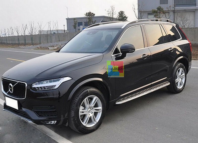 PEDANE VOLVO XC90 SPA II 2015+ LATERALI ANTISCIVOLO SOTTOPORTA IN ALLUMINIO