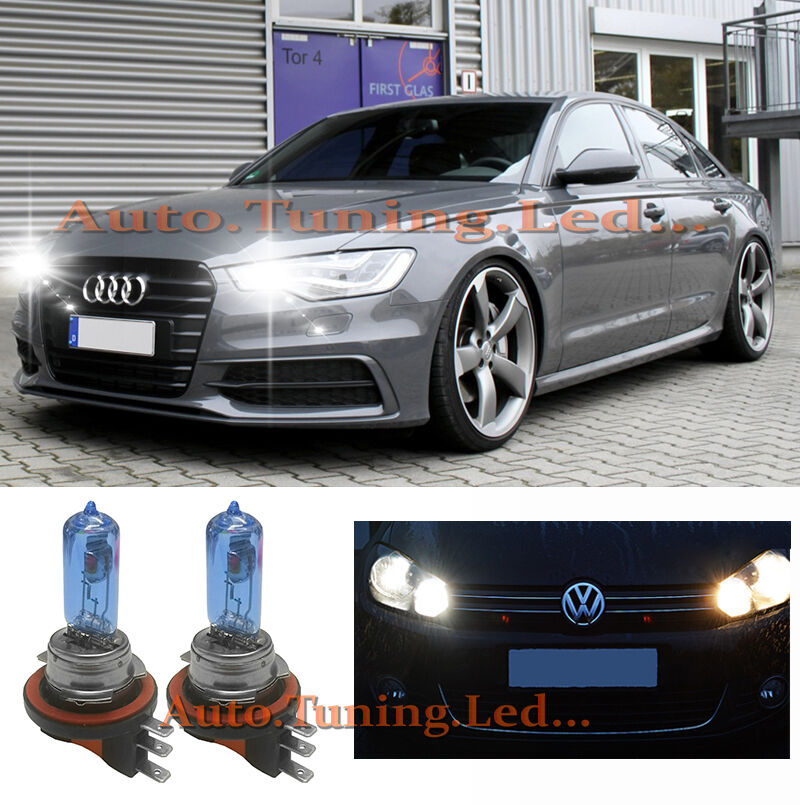 AUDI A6 4G C7 COPPIA LAMPADE H15 55W 12V BLU XENO DIURNE ABBAGLIANTI POSIZIONI AUTOELEGANCERICAMBI
