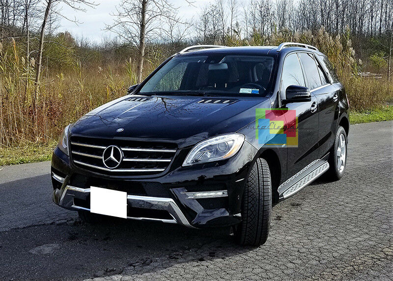 SIDE STEPS MERCEDES W166 ML 2011-2015 ALUMINUM / ABS SIDE STEPS