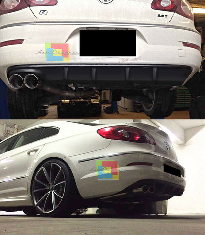 DIFFUSORE DOPPIO SCARICO POSTERIORE VW PASSAT CC 2008-2012 SOTTO PARAURTI