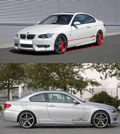 SPORT SIDE DOOR SKIRTS FOR BMW 3 SERIES E92 2006-2012