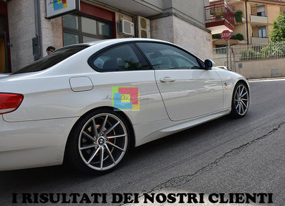 SOTTO PORTA LATERALI BMW SERIE 3 E92 E93 2006-2010 MINIGONNE IN ABS LOOK M3 .-