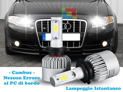 LAMPADE ABBAGLIANTI LED AUDI A4 B7 04-07 LAMPEGGIO ISTANTANEO 6000K