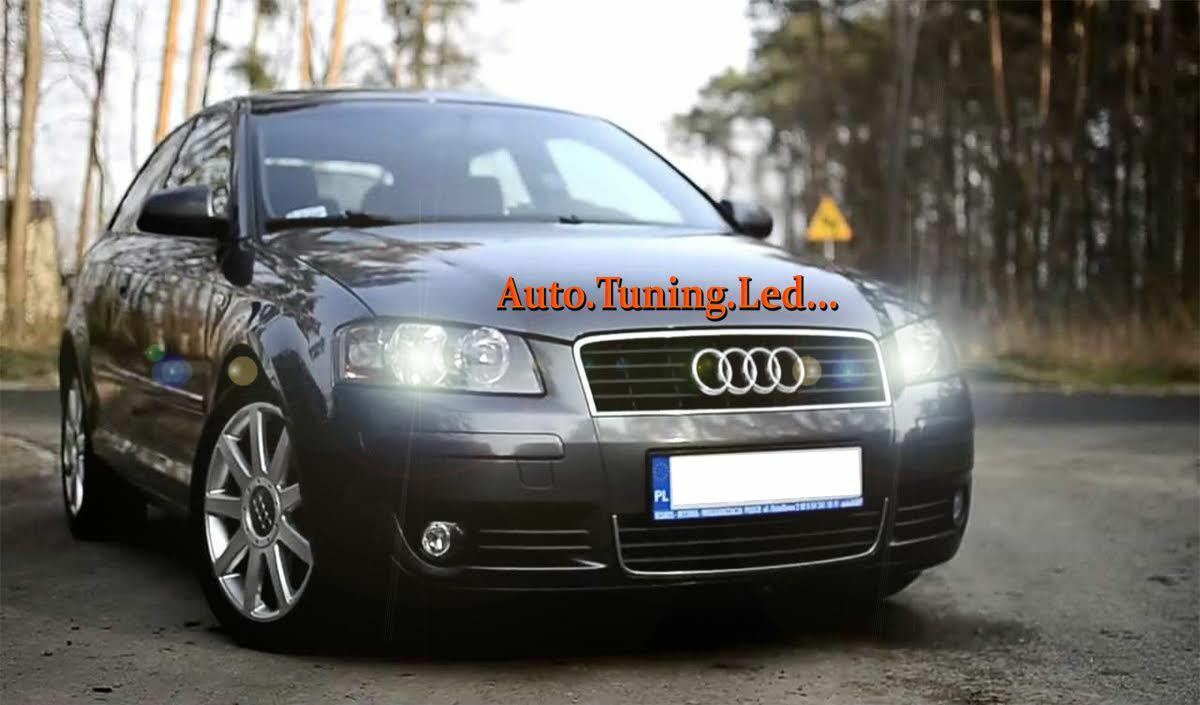 AUDI A3 8P 03 - 12 LUCI ANABBAGLIANTI COPPIA NO ERROR H7 BLU EFFETTO XENON AUTOELEGANCERICAMBI
