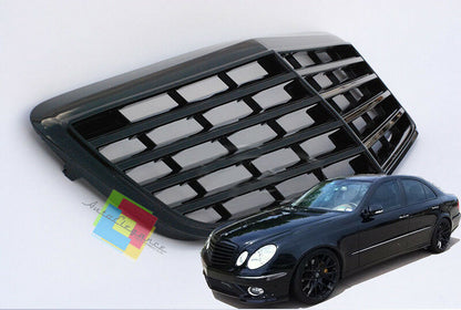 MERCEDES CLASSE E W211 2006-2009 GRIGLIA ANTERIORE LOOK AMG BLACK EDITION