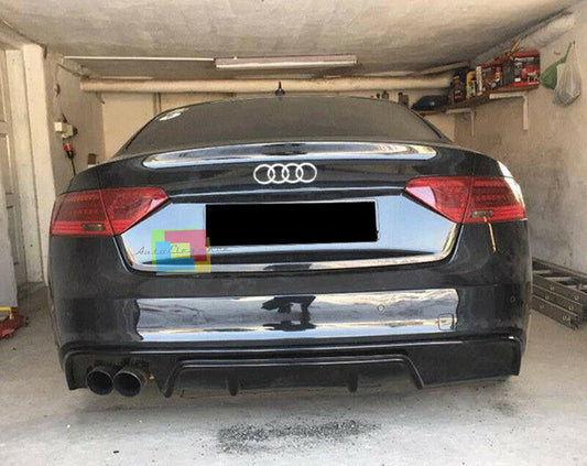 DIFFUSORE POSTERIORE AUDI A5 COUPE 2011+ LIFT SOTTO PARAURTI LOOK SPORTIVO