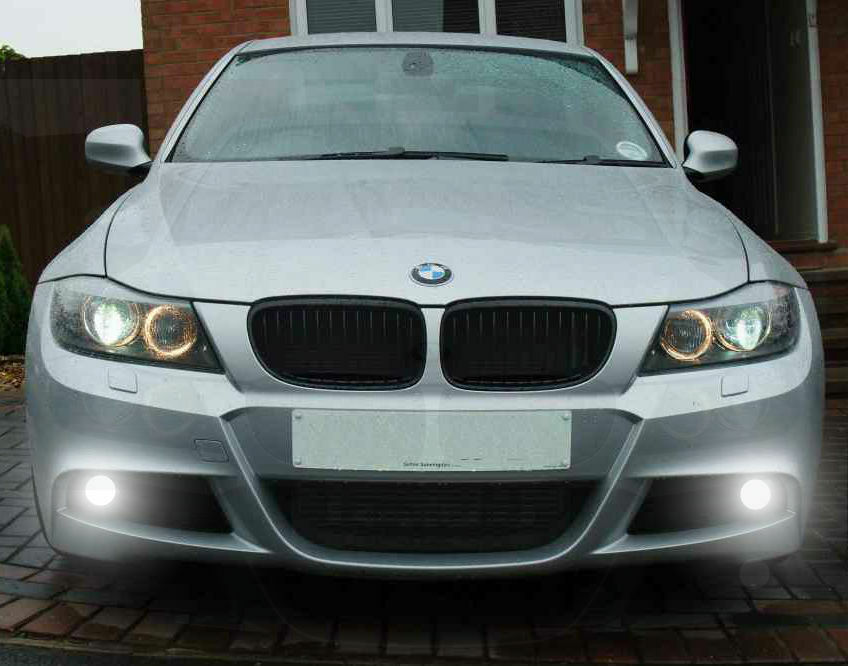 COPPIA LAMPADE FENDINEBBIA H11 LED CREE CANBUS BMW SERIE 3 E90 6000K AUTOELEGANCERICAMBI