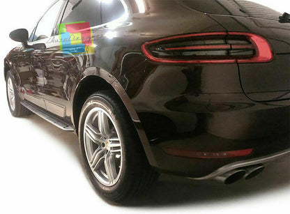 PEDANE LATERALI PORSCHE MACAN 2014+ SOTTOPORTA ANTISCIVOLO TOP QUALITA ALLUMINIO