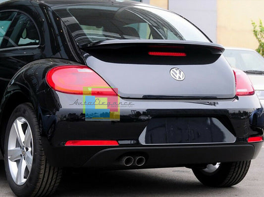 SPOILER POSTERIORE NERO LUCIDO SUL COFANO PER VW BEETLE 5C5 2011+ LOOK R LINE