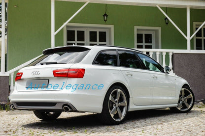 AUDI A6 C7 4G AVANT SPOILER POSTERIORE ALETTONE SUL TETTO ALETTONE LOOK RS6 AUTOELEGANCERICAMBI