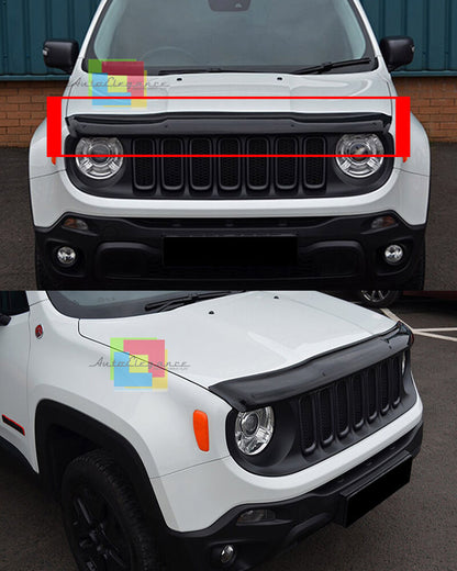 SPOILER SUL COFANO ANTERIORE JEEP RENEGADE 2015+ SPOILER PARASASSI IN ABS