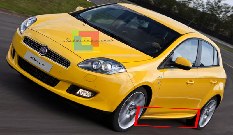 MINIGONNE LATERALI LOOK SPORTIVO - FIAT BRAVO II 2007+ SPOILER SOTTO PORTA