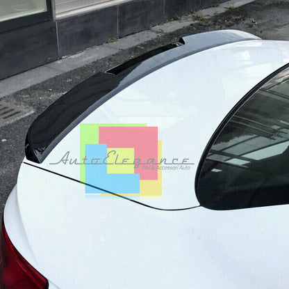 S4 RS4 REAR HOOD SPOILER FOR AUDI A4 B9 2015+ SEDAN GLOSS BLACK