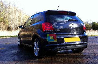 ALETTONE VW POLO 6R 2009+ SPOILER POSTERIORE SUL TETTO LOOK R LINE - NON PER GTI AUTOELEGANCERICAMBI