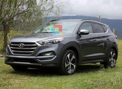 CORNICE FINESTRINI CROMATA HYUNDAI TUCSON TLE 2015+ MODANATURE ADESIVE ACCIAIO.- AUTOELEGANCERICAMBI